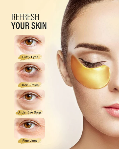 Crystal Gold Collagen Eye Mask Anti Aging Puffiness and Hydrating Eye Care