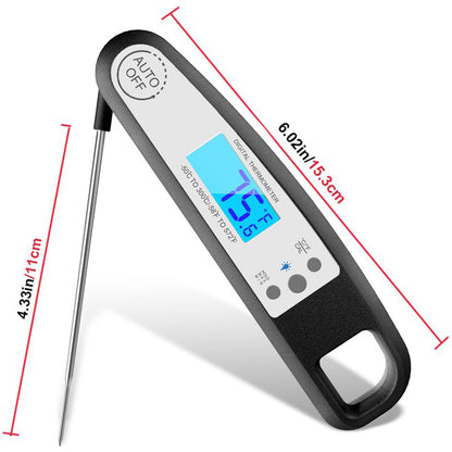 Digital Food Thermometer with Instant Read, High Precision for Cooking, Meat, Candy, and Liquids