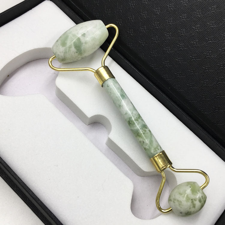 Double-Headed Xiuyu Jade Roller for Face and Neck Massage