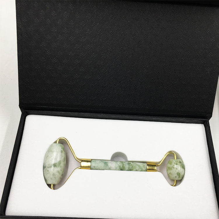 Authentic Xiuyu Jade Stone Facial Massager with Smooth Finish