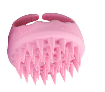 silicone scalp scrubber exfoliating hair care tool