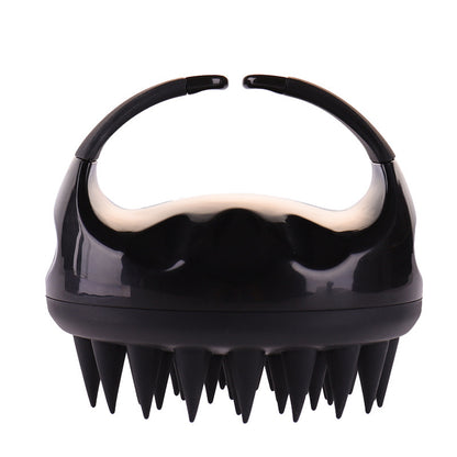 soft silicone scalp massager for hair growth and relaxation