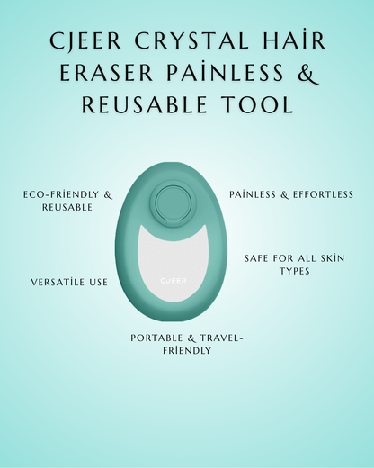 CJEER Crystal Hair Eraser – Painless & Reusable Tool