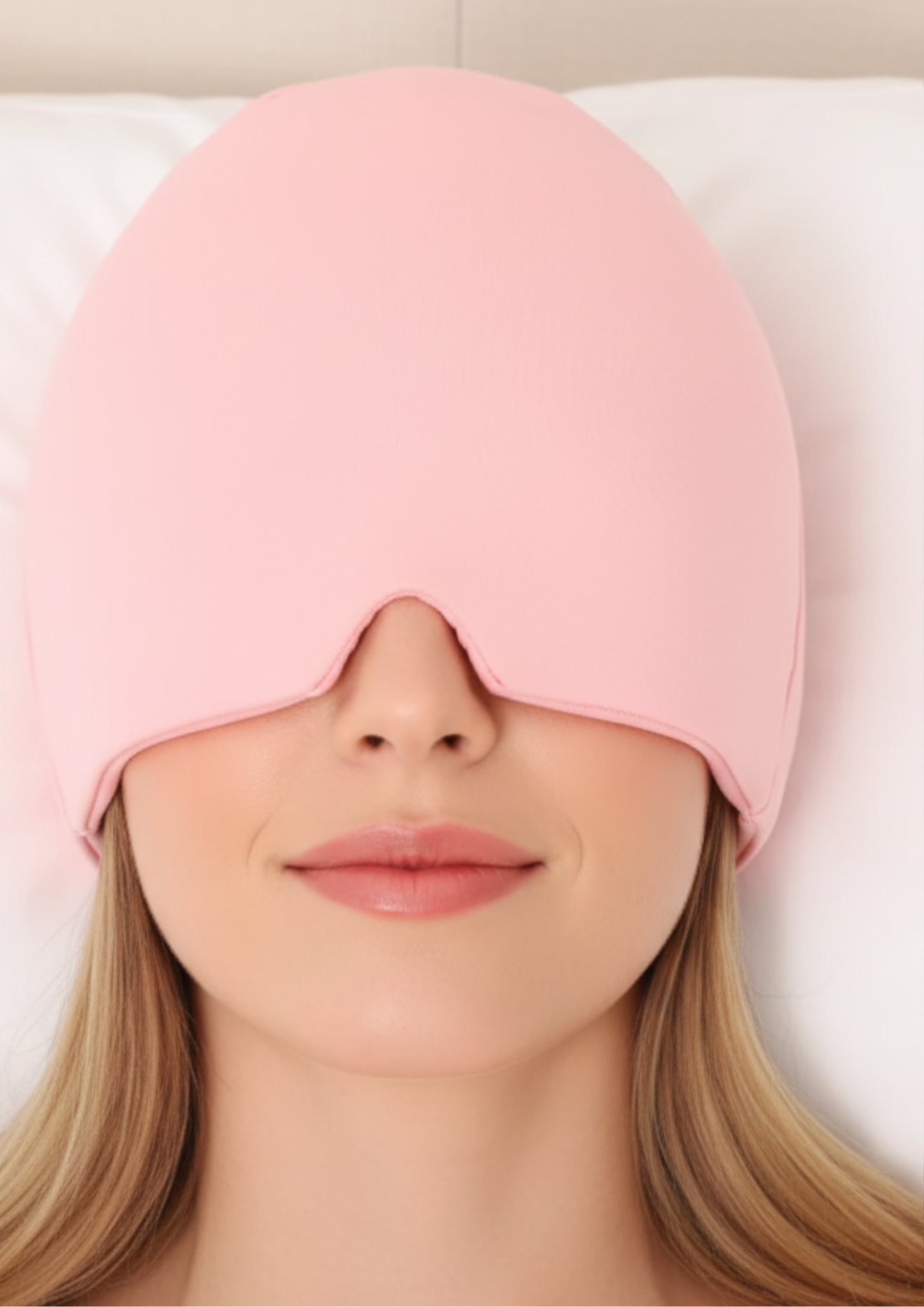 Migraine Relief Hat - 360° Cold Therapy Ice Pack for Headaches & Puffy Eyes