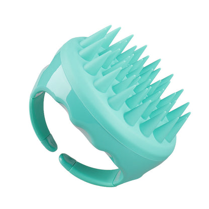 waterproof shampoo brush for wet and dry scalp cleaning