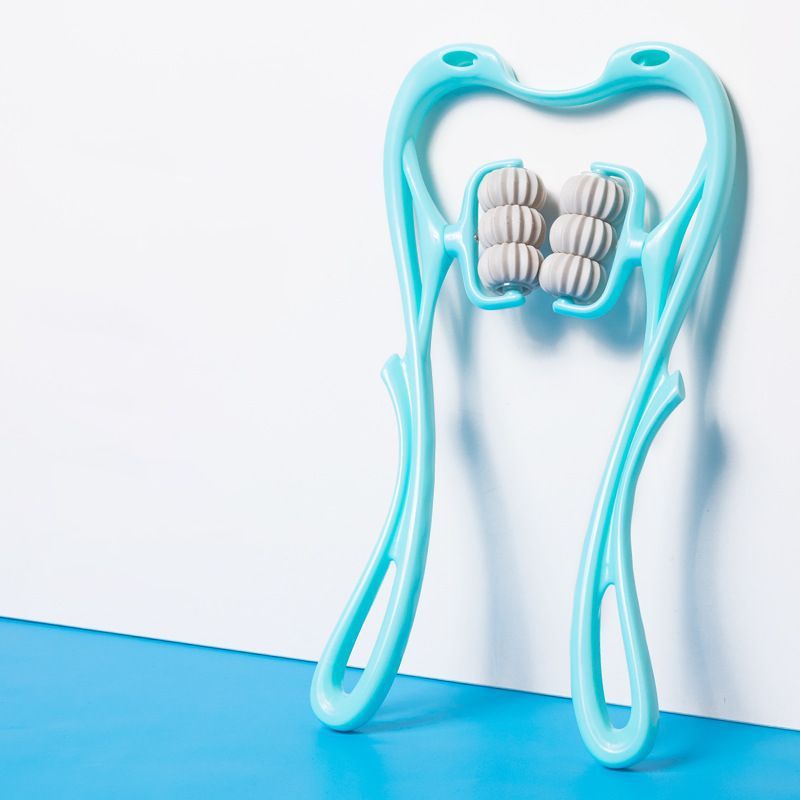 portable manual massager for tension and fatigue relief