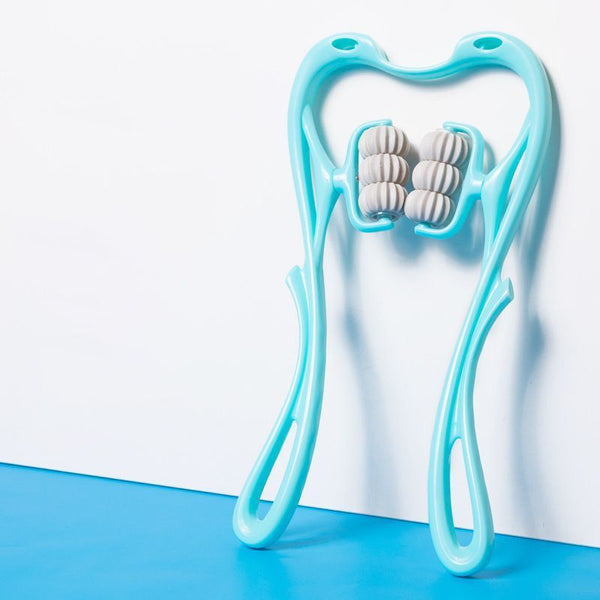 portable manual massager for tension and fatigue relief